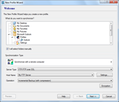 New Profile Wizard