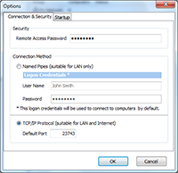 SmartSync Monitor Window